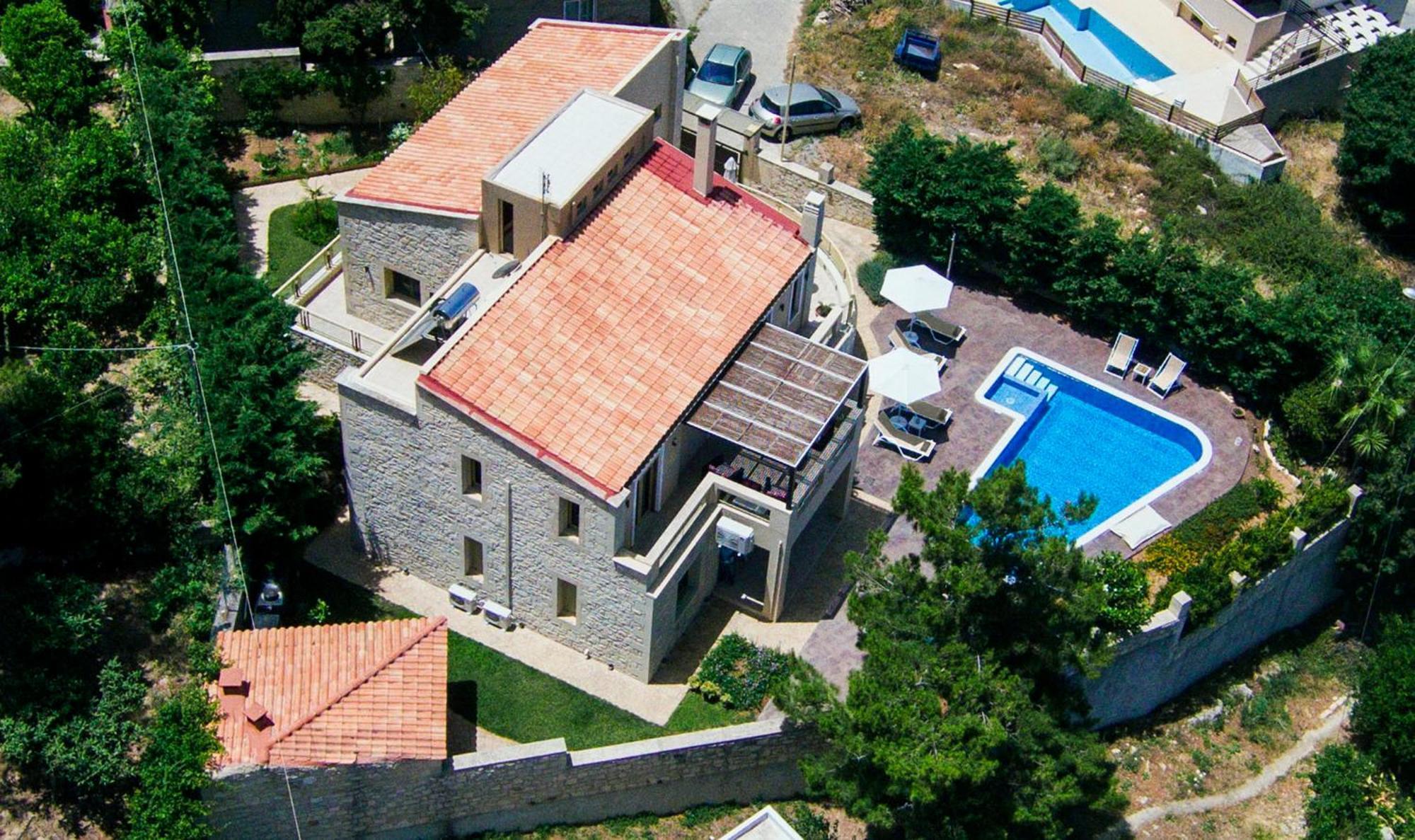 Palladio Luxury Villa With Amazing View Roussospítion Eksteriør bilde